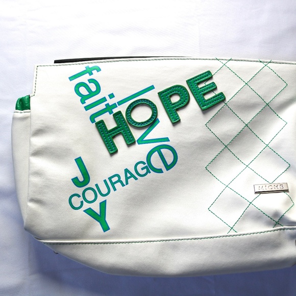 NEW Miche Hope(Dove)Classic - Shell ONLY White Green Purse Courage Faith Hope - Picture 1 of 4
